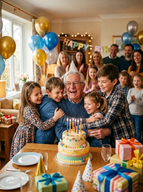 Birthday wishes for grandpa from grandchildren