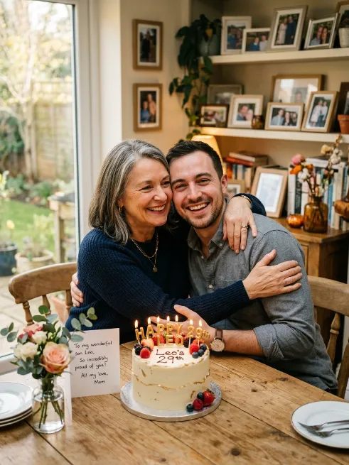 Birthday wishes from mom to son
