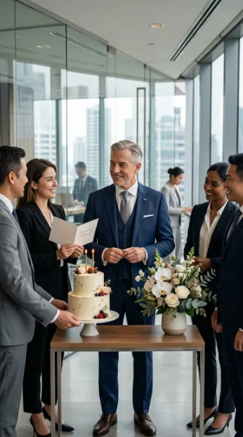 Formal birthday wishes for a professional setting