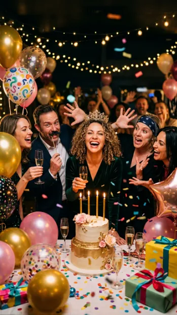 Fun and lighthearted 40th birthday wishes