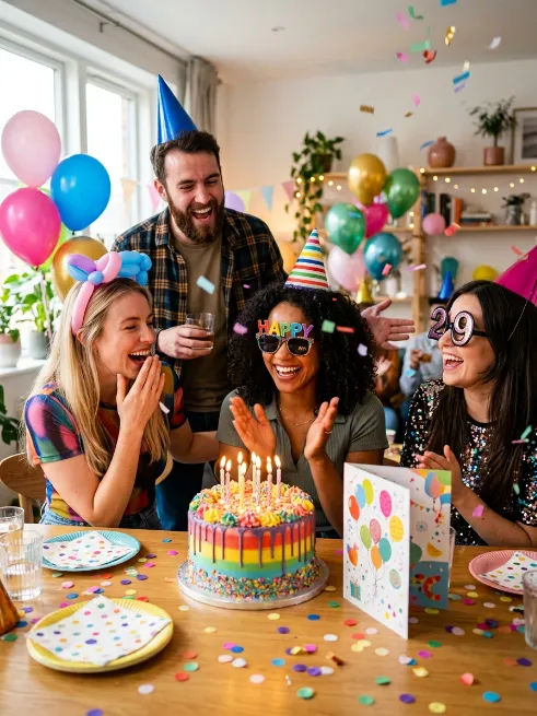 Fun and playful birthday messages for friends