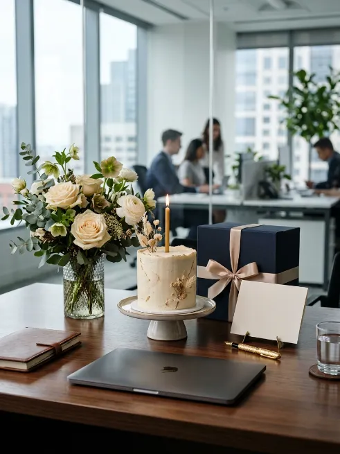 Professional birthday greetings for coworkers or clients