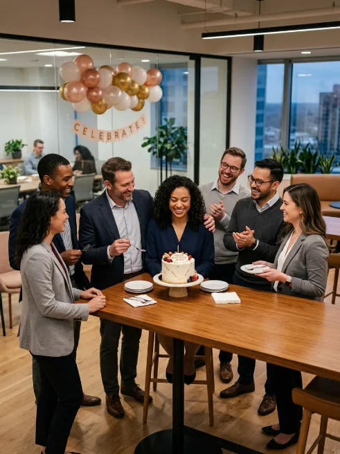 Professional birthday wishes for coworkers or bosses