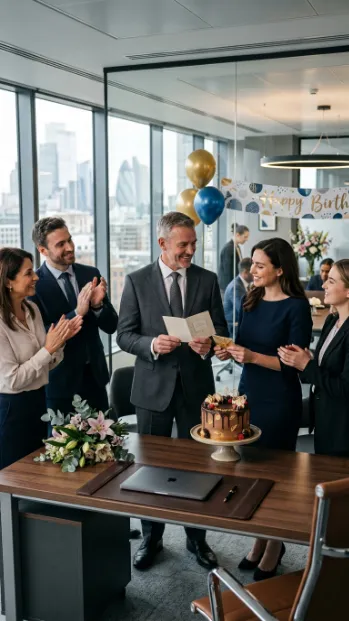 Professional birthday wishes for a boss or manager