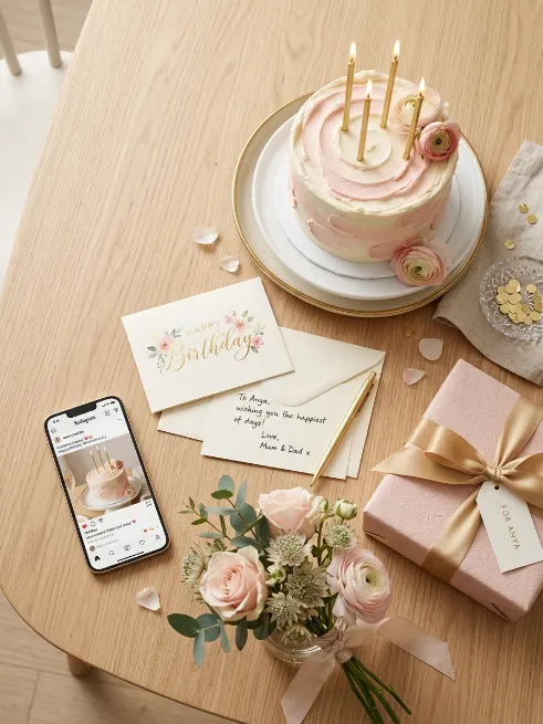 Short birthday wishes for instagram or birthday cards