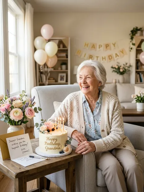 Short and sweet birthday wishes for grandma