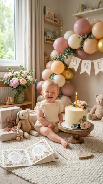 Sweet and simple first birthday wishes