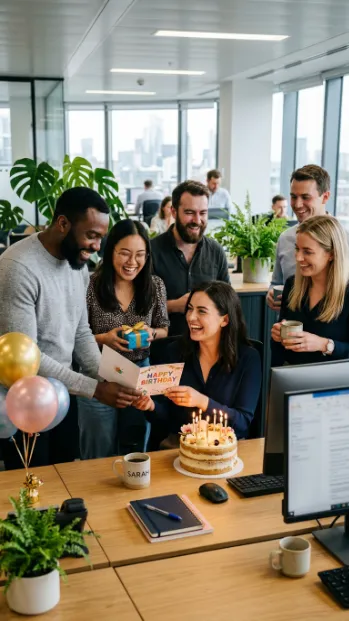 Warm and friendly birthday wishes for a coworker