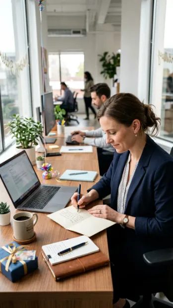 What makes a birthday wish both kind and professional