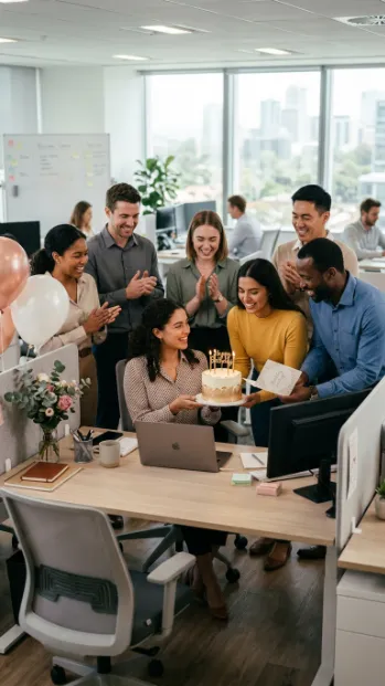 Why a good birthday message at work actually matters