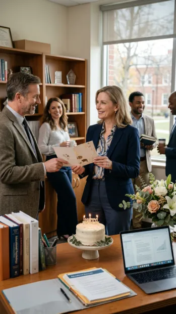Professional birthday wishes for a teacher