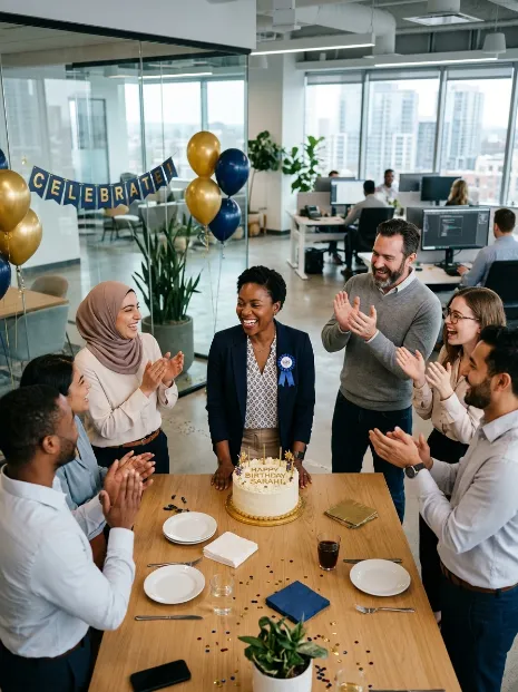 Short birthday wishes for coworkers or boss
