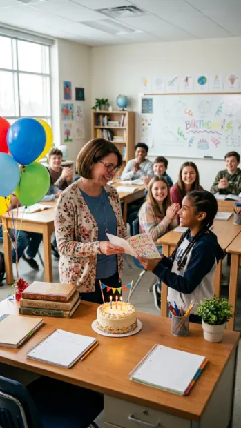 Why a thoughtful birthday message matters for teachers